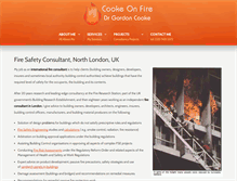 Tablet Screenshot of cookeonfire.com